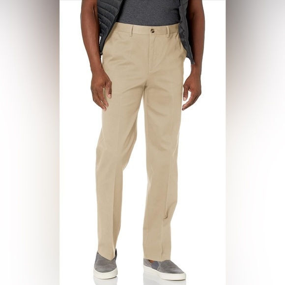Savane Other - Savane 40X30 L Stone Blue Flat Front Performance Chino Pants New
